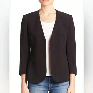 Theory Lindrayia B Wool Blazer size 4 black